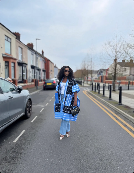 TOMIKE KIMONO(Blue)