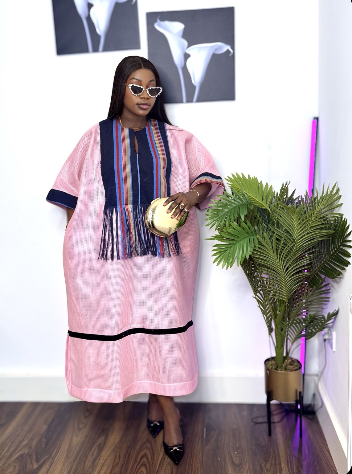 Natasha Bubu Pink Elegant Gown – House of Toffy