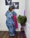 Funmi Bubu Blue Elegant Gown – House of Toffy